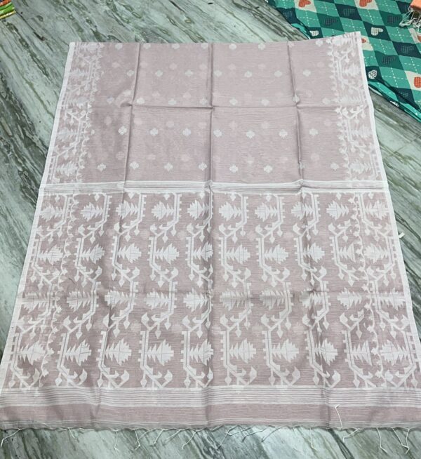 Pastel colour slab khadi saree