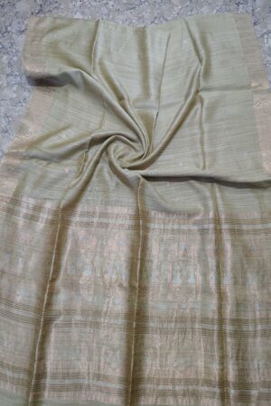 Handloom pastel colour matka silk baluchuri saree